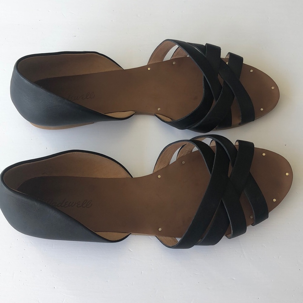 Madewell black slip ons 11